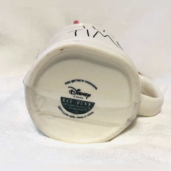 RAE DUNN Disney Alice In Wonderland "TEA TIME" Double Sided Mug Topper. NWT - Picture 3 of 4